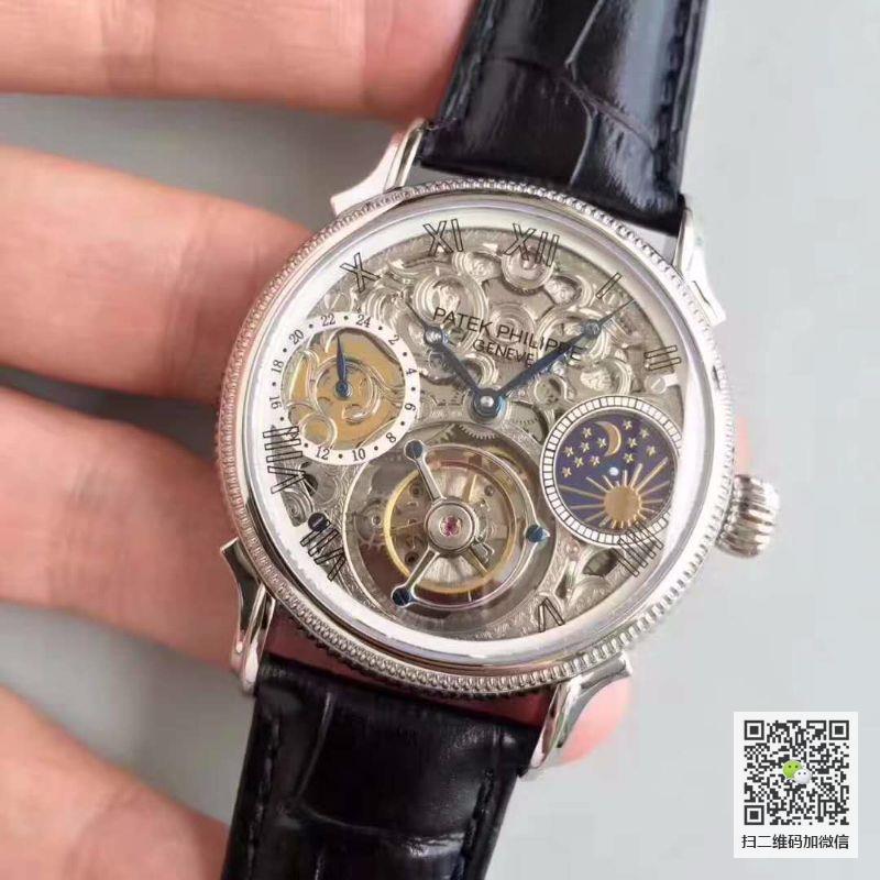patek philippe百达翡丽(镂空雕花24h星辰陀飞轮)