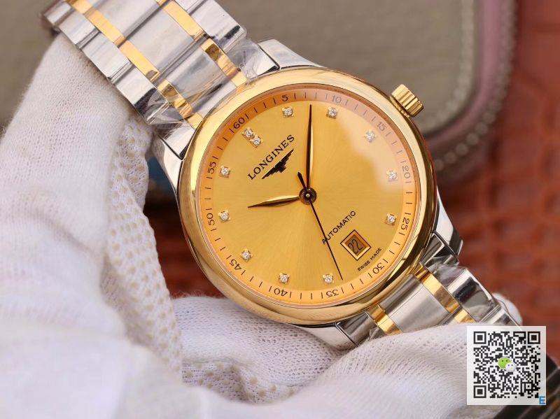 ky厂longines浪琴mastercollection名匠l26285377间金金盘镶钻