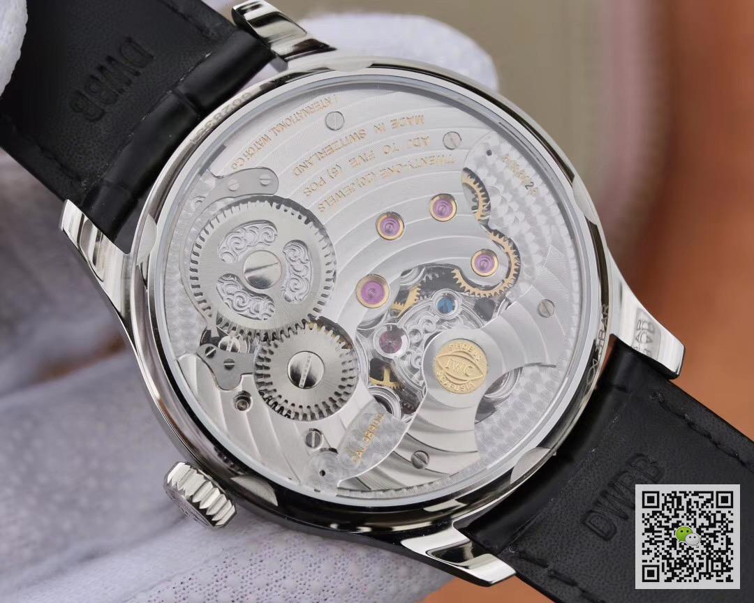 iwc万国葡萄牙系列陀飞轮黑盘腕表
