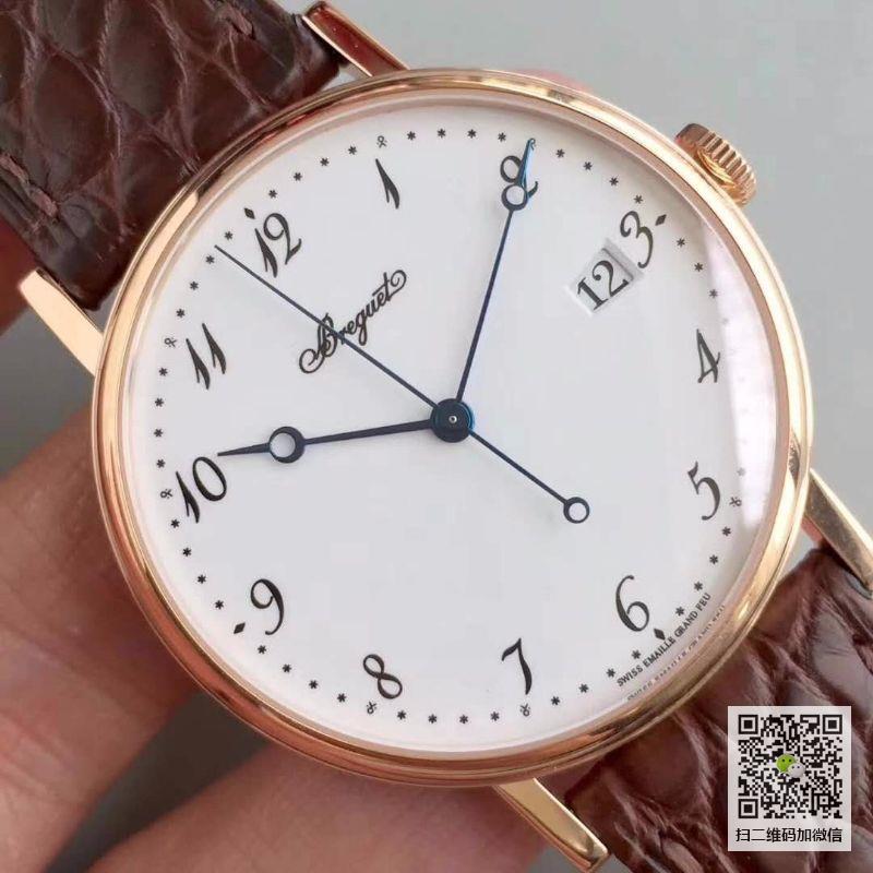 MKS厂【宝玑5177BR/29/9V6】一比一高仿宝玑Breguet CLASSIQUE 经典系列 Classique 5177BR/29/9V6 18K玫瑰金 男士自动机械表价格_多少钱_报价-实名表业高仿手表商城