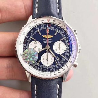 【百年灵AB012012/BB01/437X/A20BA.1 】JF厂一比一高仿百年灵Breitling navitimer 01 航空计时01腕表 AB012012/BB01/437X/A20BA.1 男士多功能自动机械手表价格_多少钱_报价-实名表业高仿手表商城