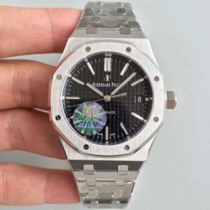 【爱彼15400ST.OO.1220ST.01】JF厂一比一高仿爱彼-Audemars Piguet 皇家橡树系列 Royal Oak 15400ST.OO.1220ST.01男士机械手表价格_多少钱_报价-实名表业高仿手表商城