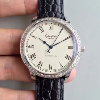 FK厂格拉苏蒂 Glashütte Original Senator 参议员系列卓越1-39-59-01-12-04 镶钻 男士自动机械手表 多少钱_报价-实名表业高仿手表商城