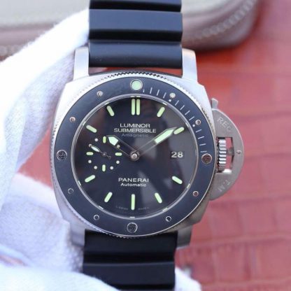 【沛纳海Pam00389】VS厂一比一高仿Panerai 沛纳海 LUMINOR SUBMERSIBLE 1950 AMAGNETIC 3 DAYS AUTOMATIC TITANIO Pam00389/Pam389价格_多少钱_报价-实名表业高仿手表商城