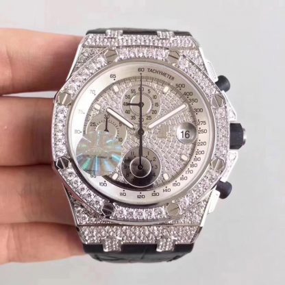 【爱彼26067BC.ZZ.D002CR.01】JF厂一比一高仿AP 爱彼 Royal Oak Offshore 皇家橡树离岸系列 26067BC.ZZ.D002CR.01价格_多少钱_报价-实名表业高仿手表商城