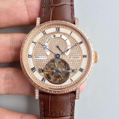 【宝玑5317BR/12/9V6】一比一高仿宝玑Breguet CLASSIQUE COMPLICATIONS经典复杂系列 5317BR/12/9V6 真陀飞轮 18K玫瑰金 男士自动机械表价格_多少钱_报价-实名表业高仿手表商城