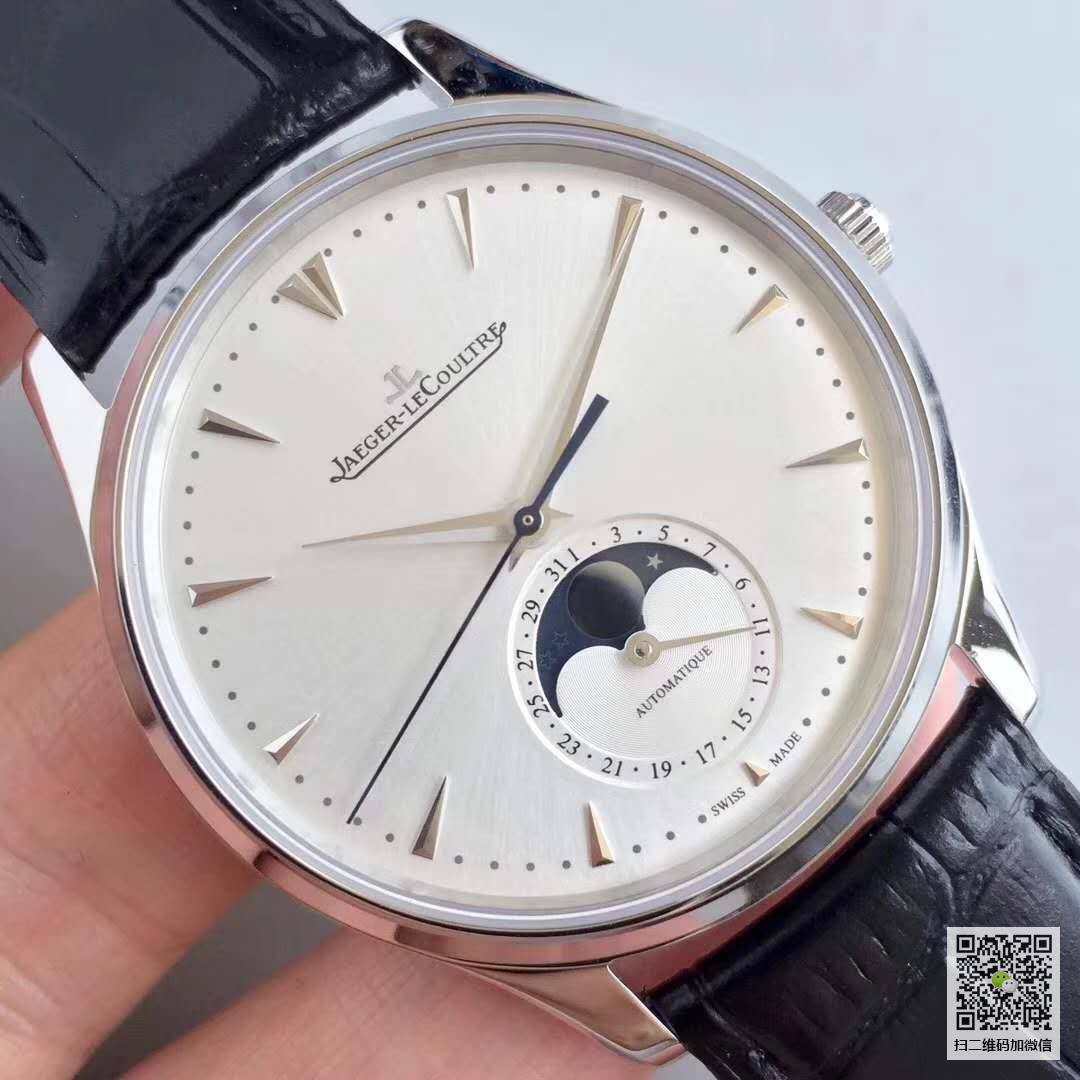 【积家Q1368420】ZF厂一比一精仿积家Master Chronograph计时大师系列Q1368420，真日月星辰腕表男表，全自动机械男士手表价格_多少钱_报价-实名表业高仿手表商城