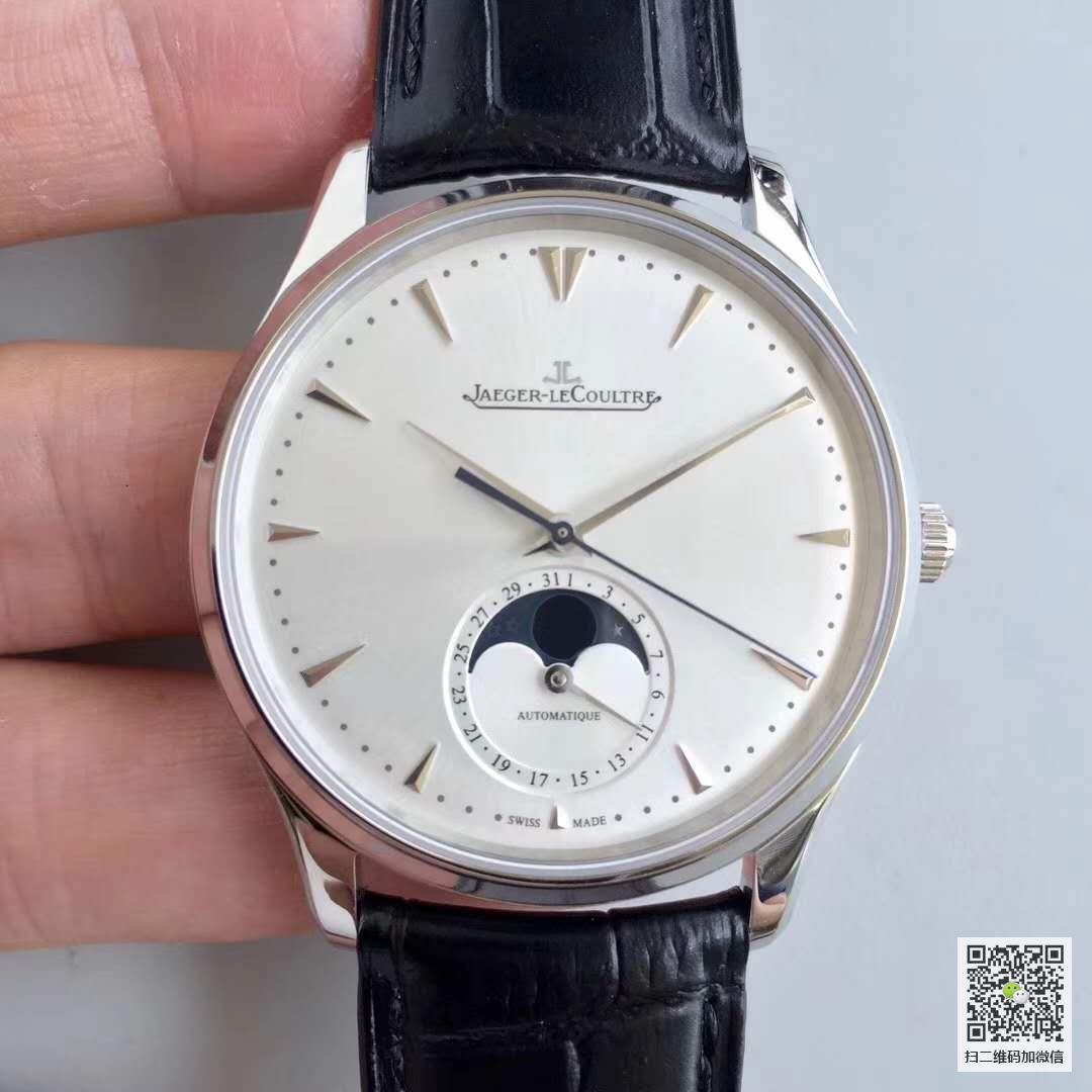 【积家Q1368420】ZF厂一比一精仿积家Master Chronograph计时大师系列Q1368420，真日月星辰腕表男表，全自动机械男士手表价格_多少钱_报价-实名表业高仿手表商城