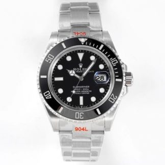 ROF厂劳力士M126610LN-0001,高仿劳力士潜航者日历型系列M126610LN-0001 41MM黑水鬼男表价格_多少钱_报价-实名表业高仿手表商城
