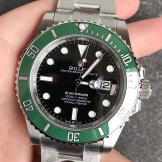 N厂劳力士126610LV,精仿劳力士Submariner Date系列126610LV绿圈男表价格_多少钱_报价-实名表业高仿手表商城