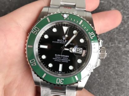 N厂劳力士126610LV,精仿劳力士Submariner Date系列126610LV绿圈男表价格_多少钱_报价-实名表业高仿手表商城