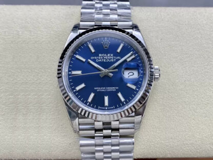 VS厂劳力士M126234-0017,复刻劳力士日志型36MM M126234-0017精钢蓝盘男表价格_多少钱_报价-实名表业高仿手表商城