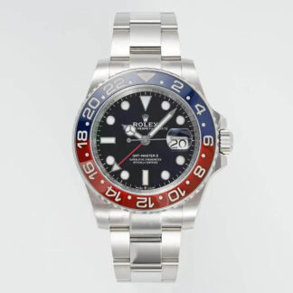 C+厂劳力士M126710BLRO-0002,复刻劳力士格林尼治型II系列M126710BLRO-0002可乐圈黑盘男表价格_多少钱_报价-实名表业高仿手表商城