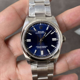 VS厂劳力士M126000-0003,复刻劳力士蚝式恒动型36MM M126000-0003精钢蓝盘男表价格_多少钱_报价-实名表业高仿手表商城