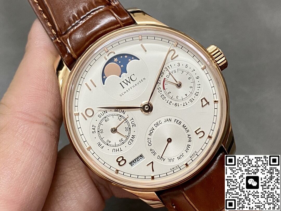 Aps Iwc Portuguese Perpetual Calendar Iw503302 Annual Calendar Display — Replica - photo 4