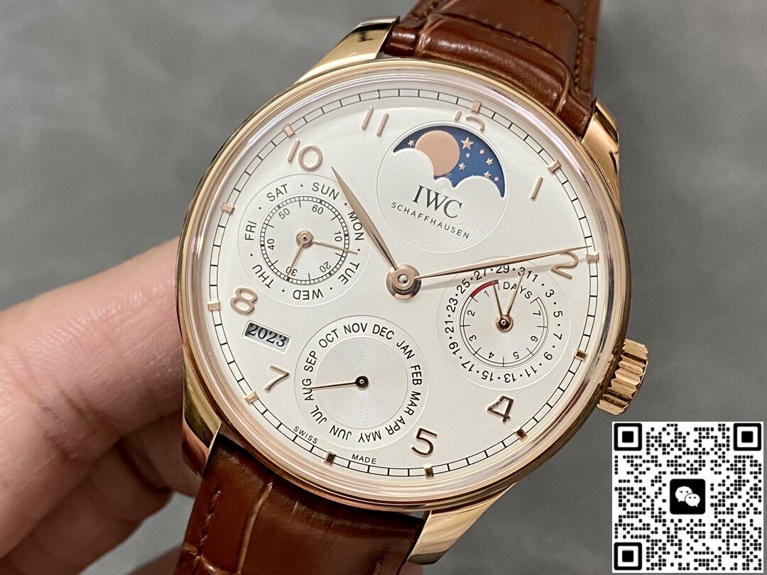 Aps Iwc Portuguese Perpetual Calendar Iw503302 Annual Calendar Display — Replica - photo 5