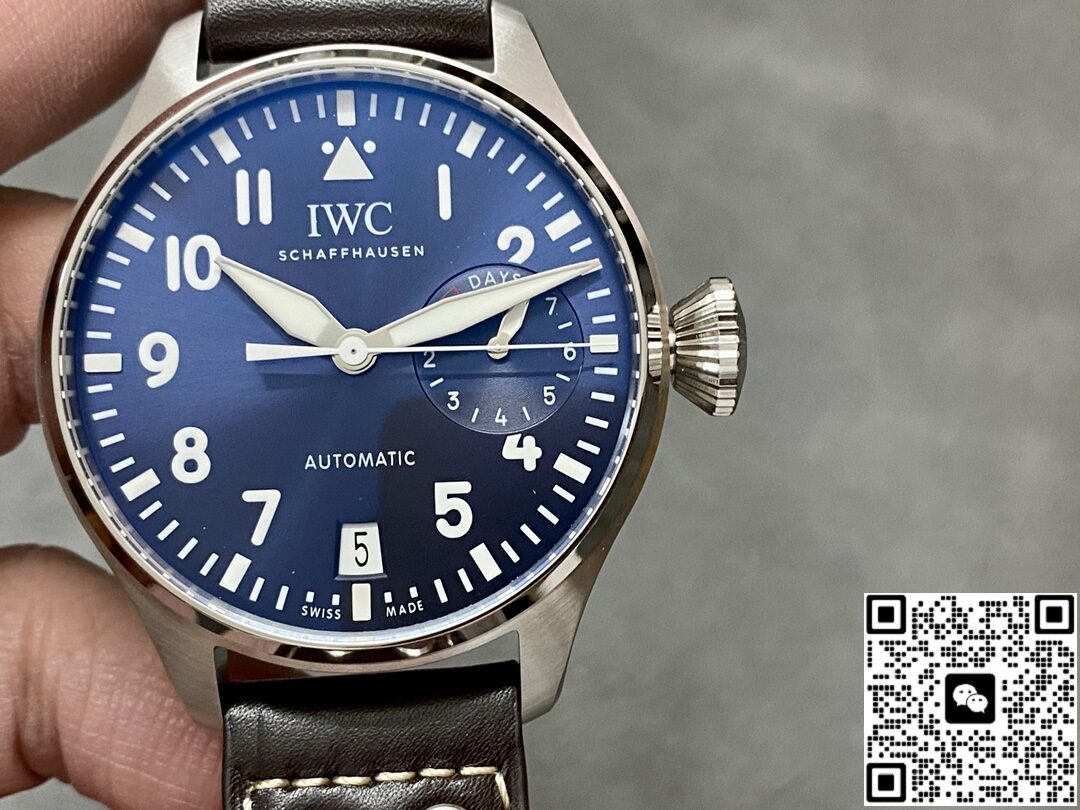 Zf Iwc Pilots Watch Series Iw500916 Blue Dial — Replica - photo 3