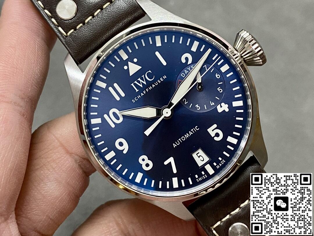Zf Iwc Pilots Watch Series Iw500916 Blue Dial — Replica - photo 4