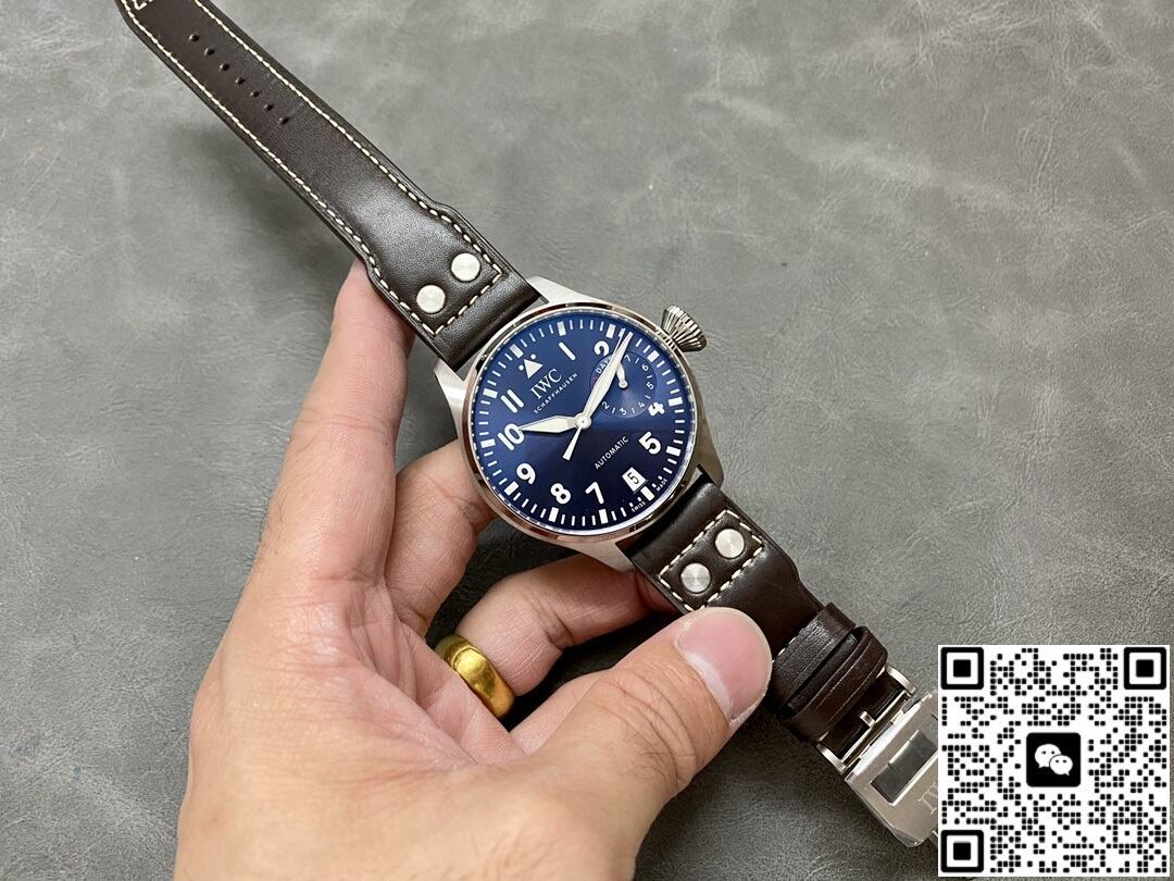 Zf Iwc Pilots Watch Series Iw500916 Blue Dial — Replica - photo 2