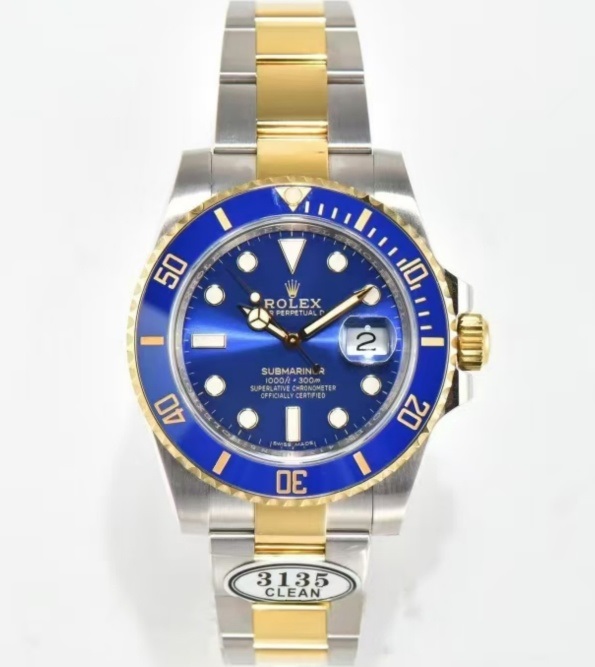 Clean Factory Rolex Submariner 116613Lb 0005 Oystersteel Case — Replica - photo 1