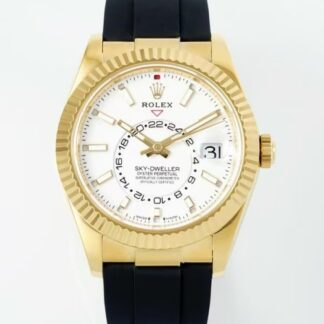 Zf Factory V2 Rolex Sky Dweller M336238 0003 18K Gold Case — Replica