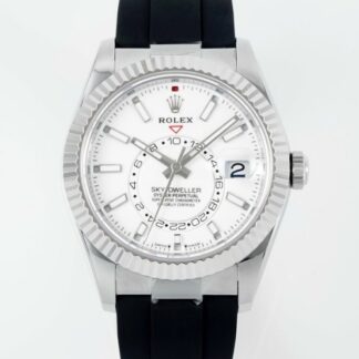 Zf Factory V2 Rolex Sky Dweller M336239 0003 18K White Gold Case — Replica