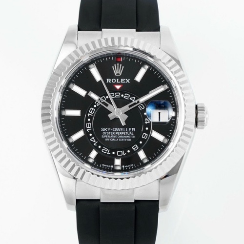 Zf Factory V2 Rolex Sky Dweller M336239 0002 Scratch Resistant Blue Crystal Watch Mirror — Replica - photo 1