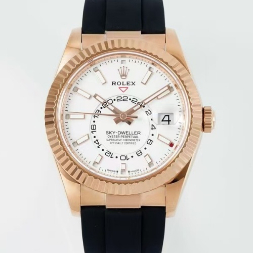 Zf Factory V2 Rolex Sky Dweller M326235 0004 Rubber Strap — Replica - photo 1