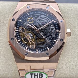 Thb Factory V2 Audemars Piguet Royal Oak 15407Or Oo 1220Or 01 Transparent Case Back — Replica