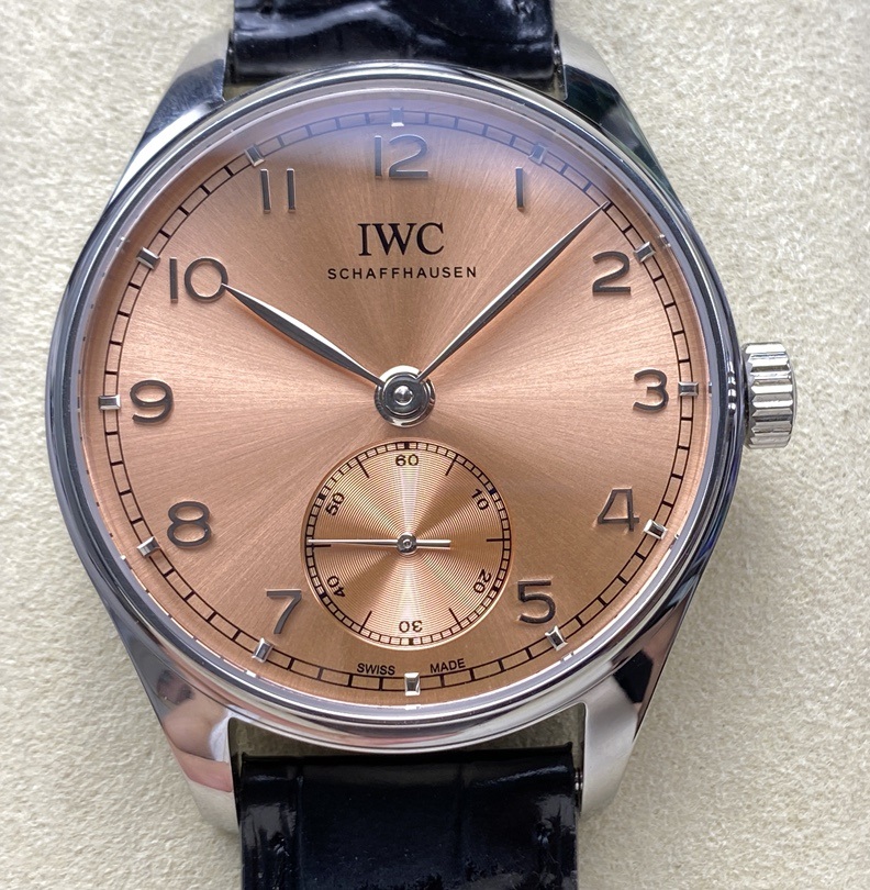 Gr Factory Iwc Portugal Iw358313 Alligator Leather Strap — Replica - photo 1