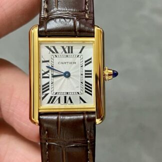 F1 Factory Cartier Tank W1529856 White Dial — Replica