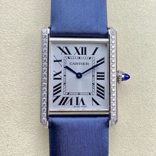 F1 Factory Cartier Tank W4Ta0017 Blue Strap — Replica - photo 1