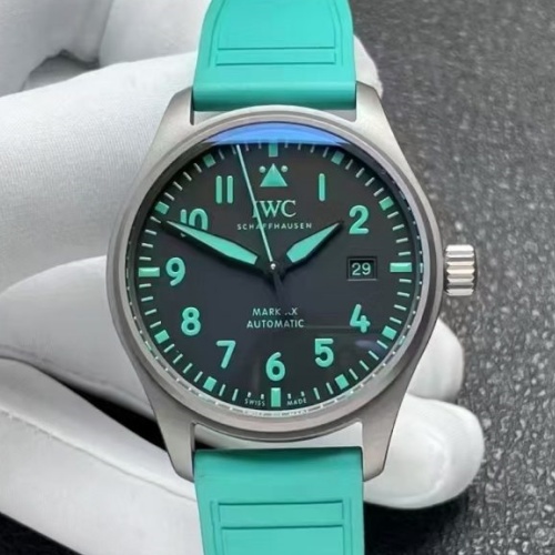 M Factory Iwc Pilots Watch Iw328210 Date Display — Replica - photo 1