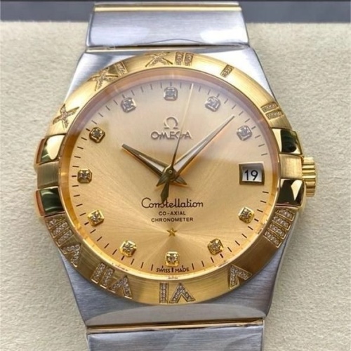 M Factory Omega Constellation 123 25 38 21 58 002 Date Display — Replica - photo 1
