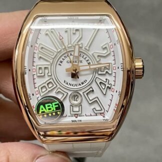 Abf Factory Franck Muller Mens Collection V45Scdtbr Bc Silver White Dial — Replica