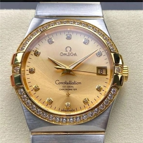 M Factory Omega Constellation 123 25 38 21 58 001 Diamond Dial — Replica - photo 1