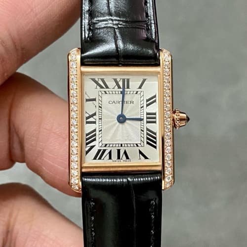 F1 Factory Cartier Tank Wjta0010 Diamond Bezel — Replica - photo 1