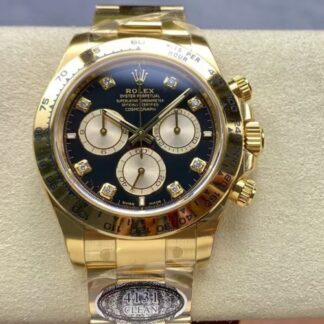 Clean Factory Rolex Cosmic Chronograph Daytona M126508 0003 Black Dial — Replica