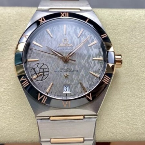 V Factory Omega Constellation 131 23 41 21 06 001 Stainless Steel Case — Replica - photo 1