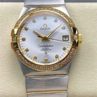 M Factory Omega Constellation 123 25 38 21 52 001 Transparent Case Back — Replica