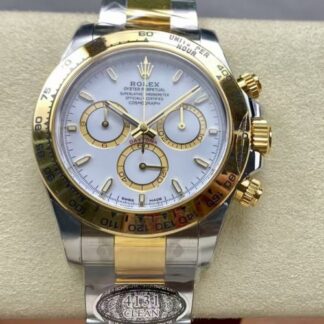 Clean Factory Rolex Cosmic Chronograph Daytona M126503 0001 Gold Strap — Replica