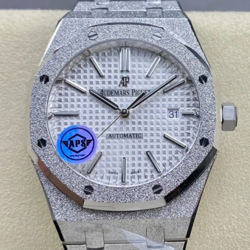 Aps Factory Audemars Piguet Royal Oak 15454Bc Gg 1259Bc 01 Silver Dial — Replica - photo 1