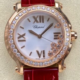Yf Factory Chopard Happy Diamonds 277473 5009 Rose Gold Case — Replica