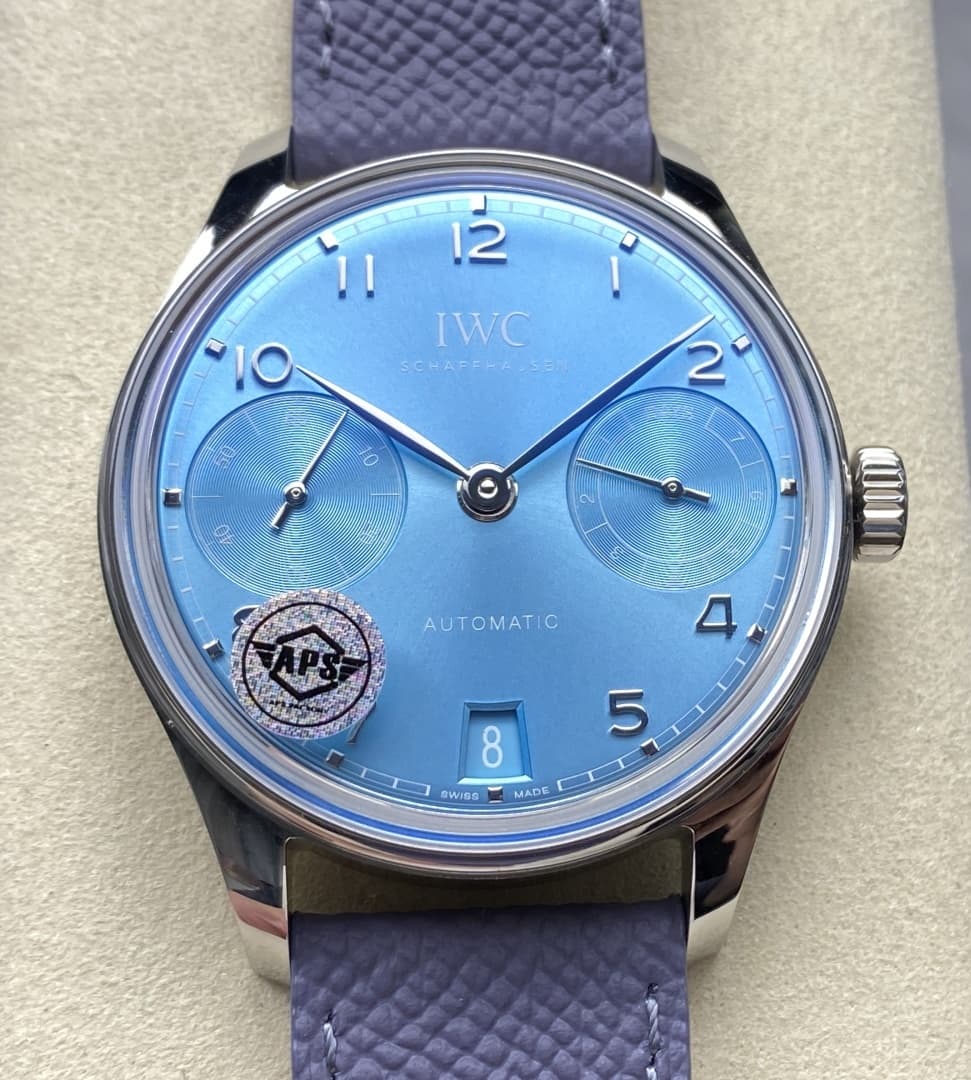 Aps Factory Iwc Portugal Iw501708 Cowhide Leather Strap — Replica - photo 1