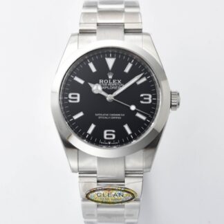 Clean Factory Rolex Explorer 114270 78690 Black Dial — Replica
