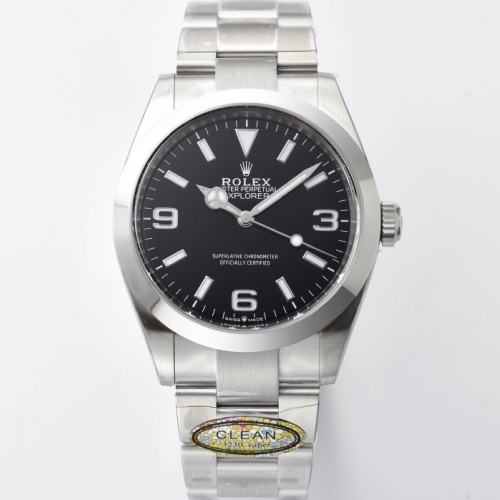 Clean Factory Rolex Explorer 114270 78690 Black Dial — Replica - photo 1