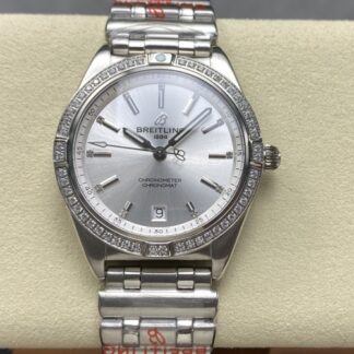Bls Factory Breitling Mechanical Chronograph A10380591A1A1 Stainless Steel Strap — Replica