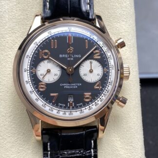 Bls Factory Breitling Premier Ab0118A21B1X1 Leather Strap — Replica