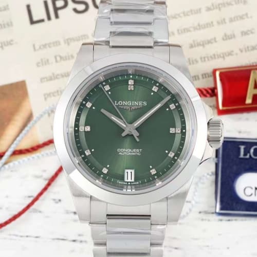 Af Factory Longines Sports L3 430 4 07 6 Green Dial — Replica - photo 1