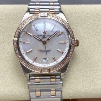 Bls Factory Breitling Mechanical Chronograph U10380591A2U1 Diamond Bezel — Replica